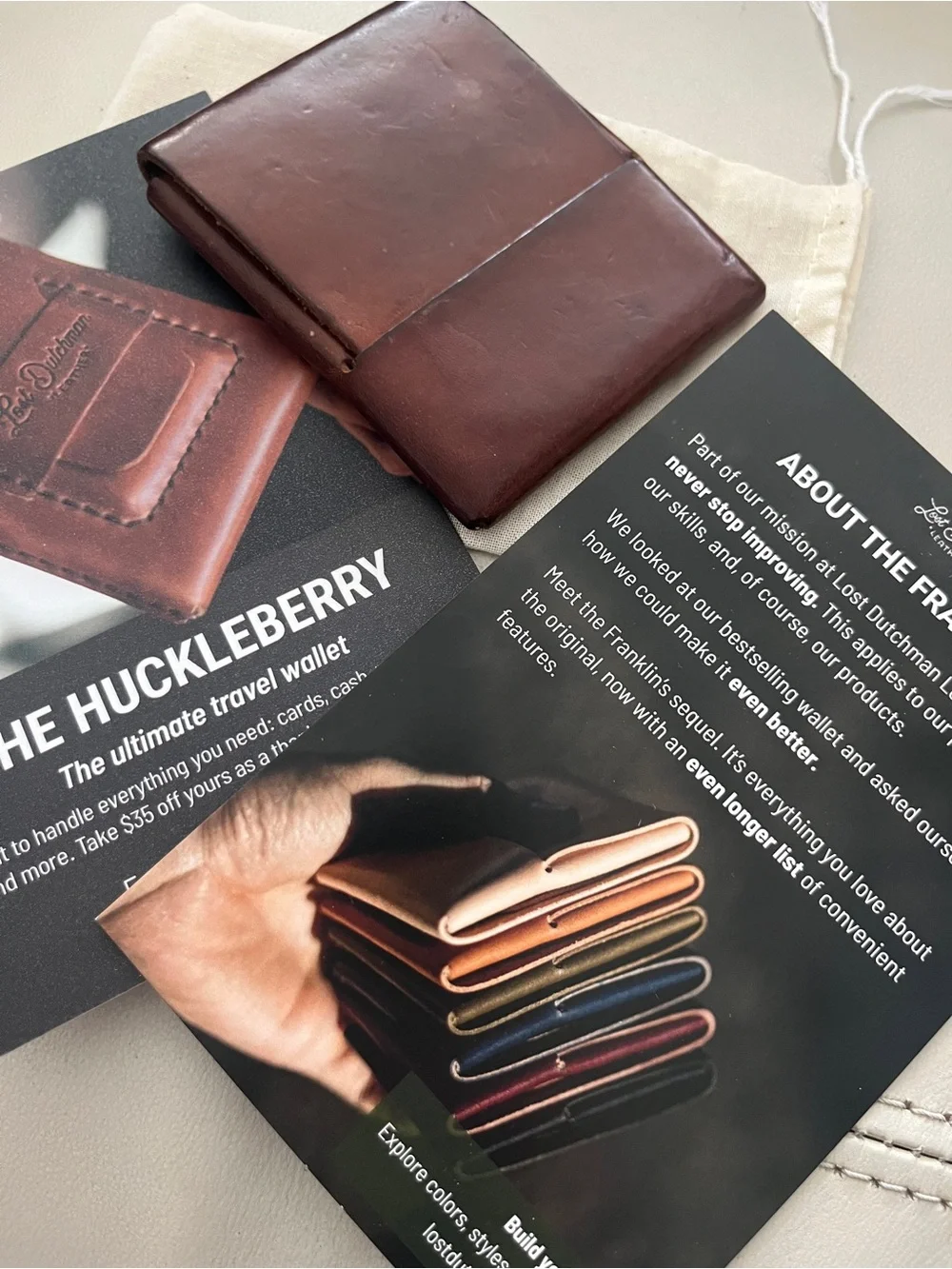 The Franklin-Brown Card Holder